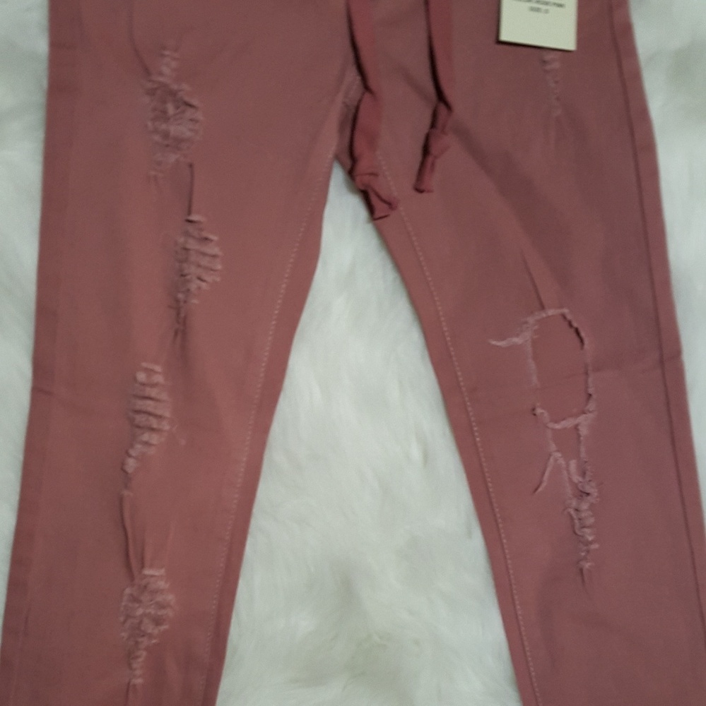 NWT Pants Faux Denim Stretch Comfort